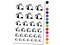 Very Tired Panda Doodle Napping Sleeping Resting Temporary Tattoo Water Resistant Fake Body Art Set Collection